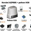 Sada kování AZP805 + pohon H30 až do 5,5 m průjezdu